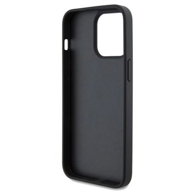 7. Etui Ferrari Leather Stitched Lines na iPhone 15 Pro Max - czerwone