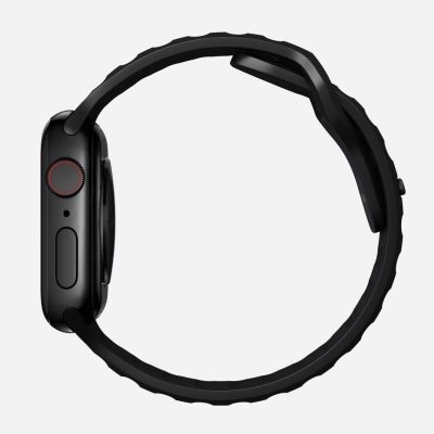 4. Nomad Sport Strap Band Czarny Aluminium, Guma