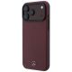2. Etui Mercedes Leather Semi Wrap Iconic Line MagSafe do iPhone 18 Pro Max / 17 Pro Max - burgundowe