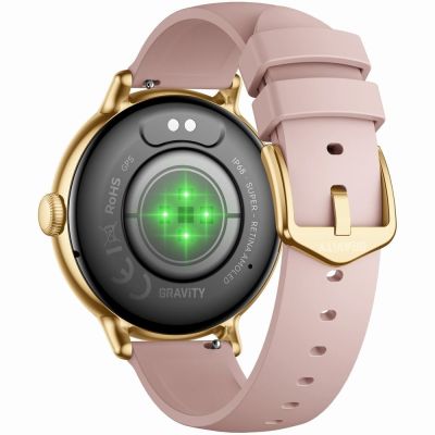 13. Smartwatch Gravity Złoty Pasek + Bransoleta GT33-1