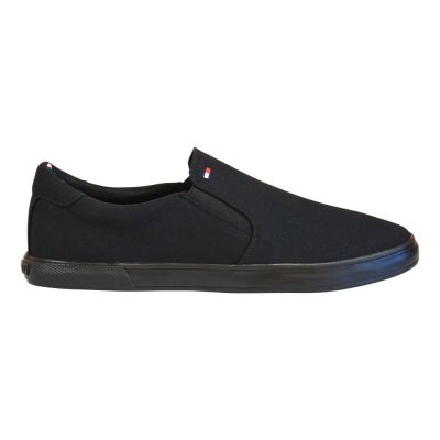 Buty męskie Tommy Hilfiger Iconic Slip On czarne  - FM0FM00597 0GK