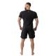 26. Rashguard krótki rękaw czarny BlackRS - S