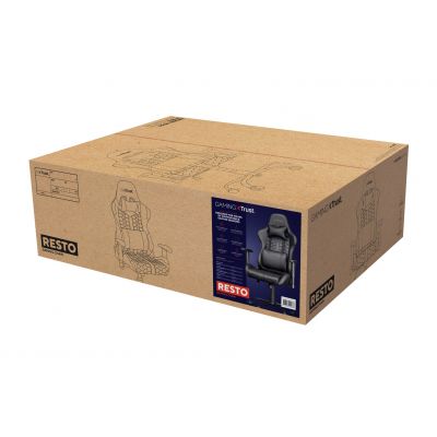 7. Fotel gamingowy TRUST GXT708 RESTO CHAIR BLACK