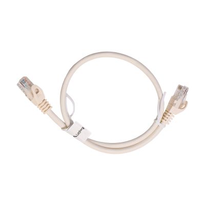 4. Patchcord U/UTP Lanberg PCU6-10CC-0050-W (RJ45 - RJ45 ; 0,50m; UTP; kat. 6; kolor biały)