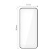 2. Szkło hartowane Tech-Protect Glass Fit+ 2-pack na Motorola Edge 50 Neo / 60 Neo - czarne