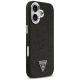4. Etui Guess Glitter Triangle Logo MagSafe do iPhone 17 - czarne