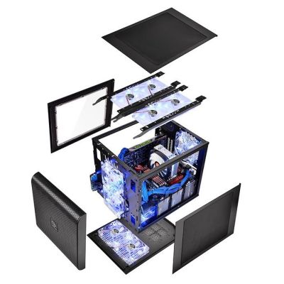 16. Obudowa Thermaltake Core V21 CA-1D5-00S1WN-00 (Micro ATX, Mini ITX; kolor czarny)