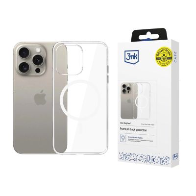 Etui 3mk Clear MagCase na Apple iPhone 15 Pro Max - przezroczyste