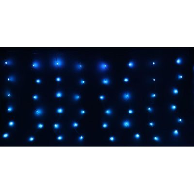 42. LAMPKI CHOINKOWE KURTYNA ŚWIETLNA ZEW/WEW 240 LED 600X60CM Z PILOTEM RGB KOLOR