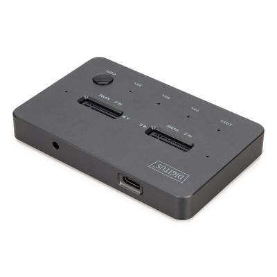 4. Digitus Stacja klonująca NVMe Obudowa USB3.1 Gen2 Type-C NVMe M.2 SSD