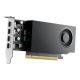 3. PNY NVIDIA A1000 8GB GDDR6 128-bit, Low Profile, PCIe 4.0 x8, Single slot, 4 x Mini DisplayPort 1.4a, 50W, LP bracket, small box