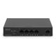 2. Digitus Przełącznik Gigabit Ethernet PoE, 4 porty PoE + 1 port uplink, dostępna moc zasilania PoE: 60 W