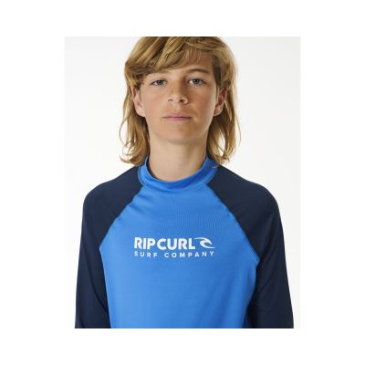 3. Lycra RIP CURL Shock Upf L/S-Boy niebieski