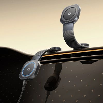 14. Uchwyt samochodowy Baseus PrimeTrip C03Pro na deskę rozdzielczą z ładowarką bezprzewodową kompatybilny z MagSafe - czarny