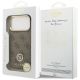 8. Etui Guess 4G Strass Logo MagSafe na iPhone 17 Pro - brązowe