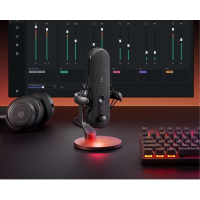 2. Steelseries ALIAS Czarny Mikrofon do komputera