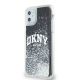 7. Etui DKNY Liquid Glitter Big Logo na iPhone 11 / Xr - czarne