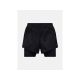 Szorty damskie PEAK PERFORMANCE W Discover 2-In-1 Shorts kolor czarny