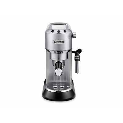 7. Ekspres kolbowy DeLonghi Dedica Style EC 685.M (1350W; kolor srebrny)