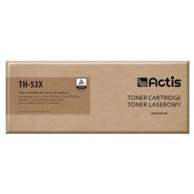 Actis TH-53X Toner (zamiennik HP 53X Q7553X, Canon CRG-715H; Standard; 7000 stron; czarny)