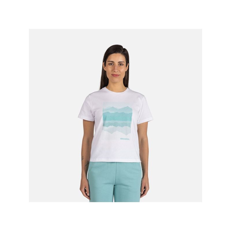 Koszulka damska ROSSIGNOL W Waterfall Tee biały