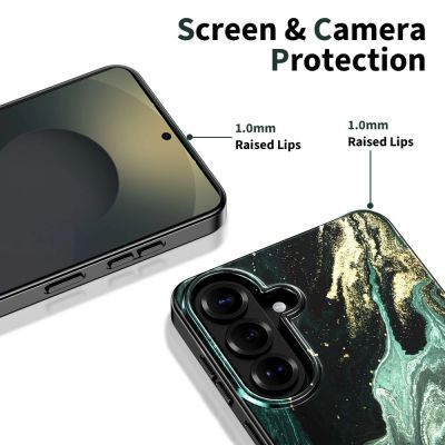 3. Etui Tech-Protect Lamano MagSafe na Samsung Galaxy S26 - czarno-zielone