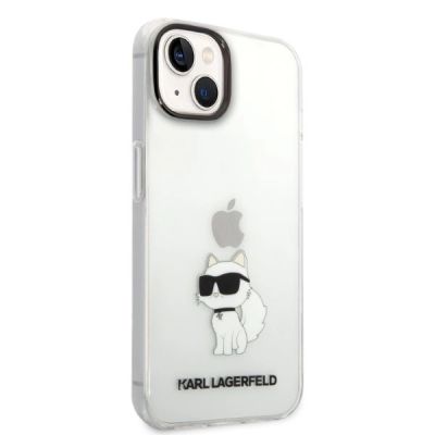 4. Etui Karl Lagerfeld Ikonik Choupette na iPhone 14 Plus - przezroczyste