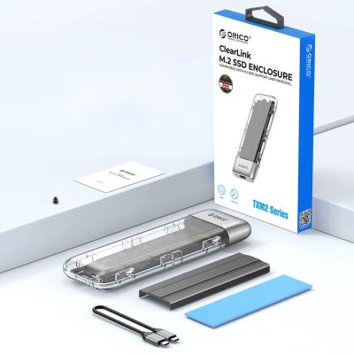 7. Kieszeń dyskowa Orico TXM2-C3 M.2 NVME USB-C 3.2 10Gb/s - szara