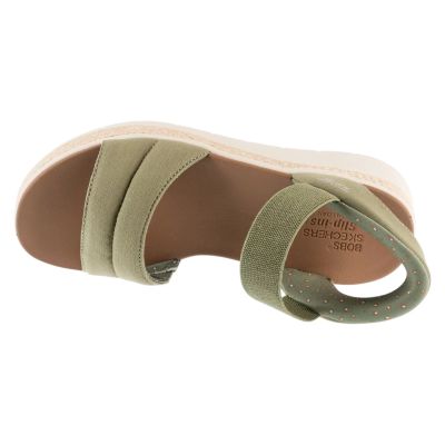 3. Skechers Slip-Ins: BOBS Sun Ray 114413-OLV Zielone 36