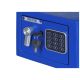 6. Yale Mini Electronic Safe Blue Sejf podstawowy YSV mini niebieski