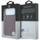 8. Etui Mercedes Leather 3D MagSafe do iPhone 18 Pro / 17 Pro - burgundowe