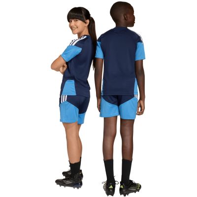 8. Spodenki dla dzieci adidas Tiro 26 Competition Training granatowo-błękitne JL8917