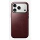 7. Nomad Modern Leather Case pokrowiec na telefon komórkowy 16 cm (6.3") Bordowy