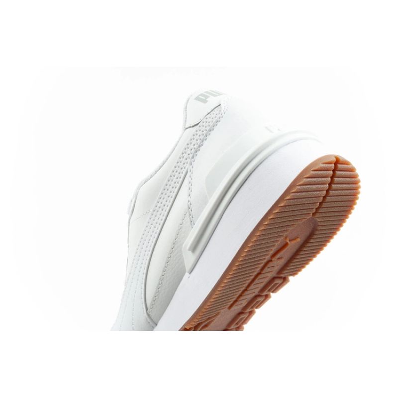 7. Puma ST Runner v4  buty sportowe sneakersy męskie białe skóra modne