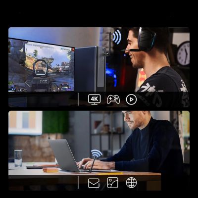 5. Adapter Ugreen CM878 bezprzewodowy WiFi 6 z Bluetooth 5.4 - czarny