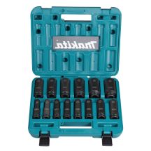 Makita E-16586 Gniazdo udarowe Wpływ socket set Czarny, Zielony