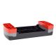 11. Step do aerobiku HMS AS003 black/gray/red