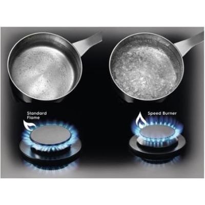 2. Płyta gazowa ELECTROLUX EGS6436RK czarna retro