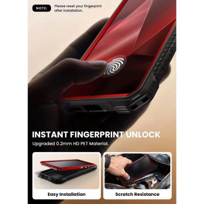 7. Etui Supcase ArmorBox Mag MagSafe na Samsung Galaxy S26 Ultra - czerwono-czarne