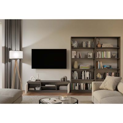 9. REGAŁ NA KSIĄŻKI 80 CM ANTRACYT