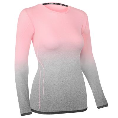 24. Bielizna termoaktywna Spokey Flora Set Lady Termo SM VT W 6114300000 szaro-różowa