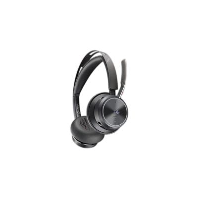 132. POLY Zestaw słuchawkowy Voyager Focus 2 z certyfikatem Microsoft Teams USB-C-C + przejściówka USB-C/A