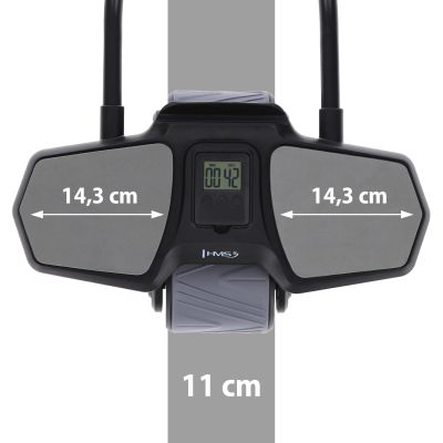 14. KA10 BLACK KÓŁKO ABS AUTOMATYCZNE KOŁO DO ĆWICZEŃ MIĘŚNI BRZUCHA Z PODPARCIEM