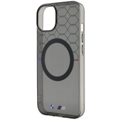 6. Etui BMW Pattern MagSafe na iPhone 14 Plus - szare