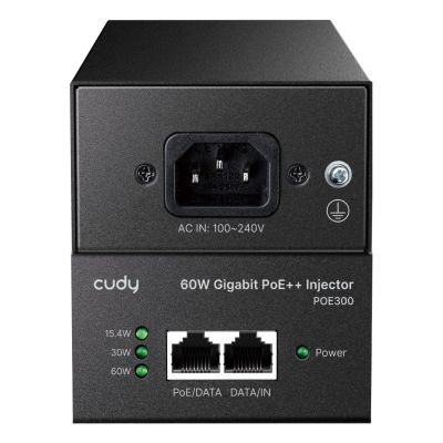 2. Injector PoE+/PoE Cudy Gigabit 60W