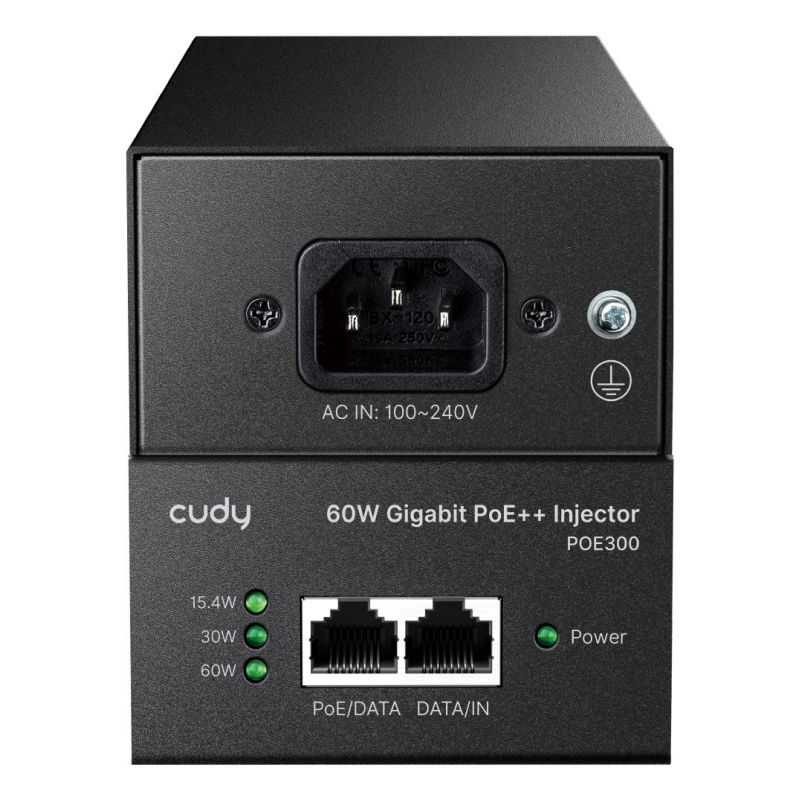 2. Injector PoE+/PoE Cudy Gigabit 60W