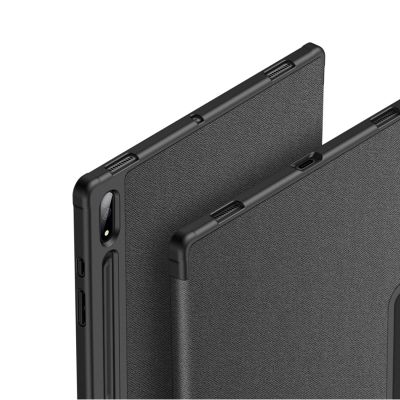 6. DUX DUCIS Domo składany pokrowiec etui na tablet z funkcją Smart Sleep podstawka Samsung Galaxy Tab S8/S9 Ultra czarny