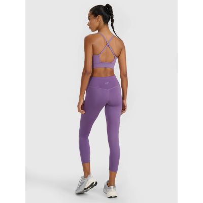 2. Legginsy treningowe 7/8 z wysokim stanem damskie 4F 4FWAW25TFTIF361-53S