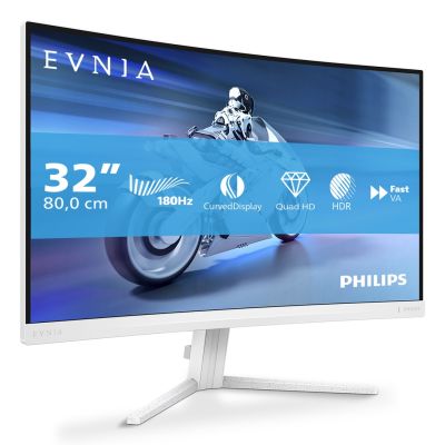 26. monitor Philips 80.0cm (31.5") 32M2C5501 16:09 2xHDMI+DP zakrzywiony w