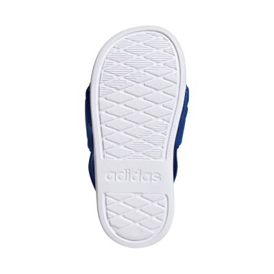 6. Klapki dla dzieci adidas Adilette Estrap 2.0 biało-niebieskie HQ9196